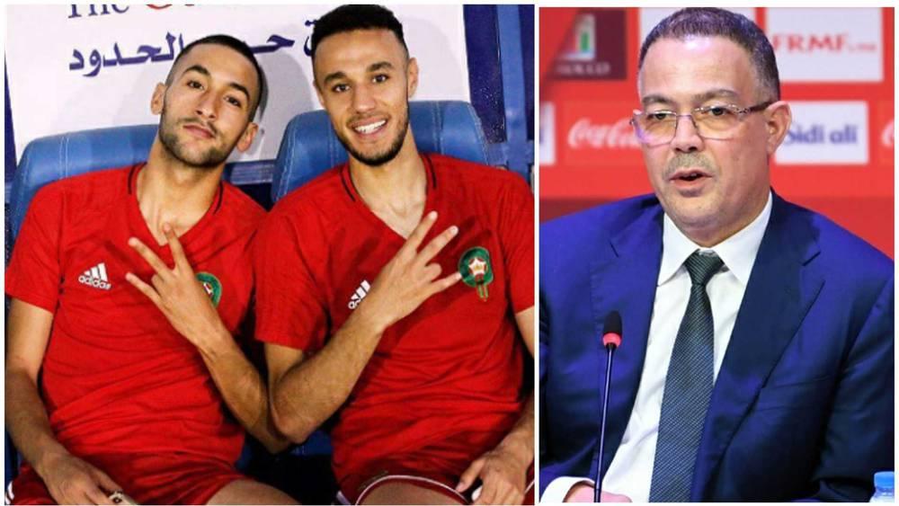 لقجع: "سنعمل على تصحيح كل المشاكل لينضم زياش ومزراوي للمنتخب الوطني المغربي"