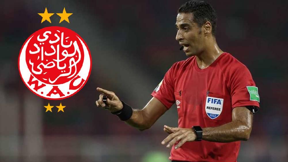 الوداد يتقدم باعتراض رسمي للكاف على تعيين الحكم المصري عمر أمين لقيادة مباراة الإياب أمام شباب بلوزداد