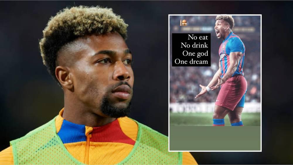 تراوري على "أنستغرام": "لا أكل ولا شراب.. إله واحد وحلم واحد"