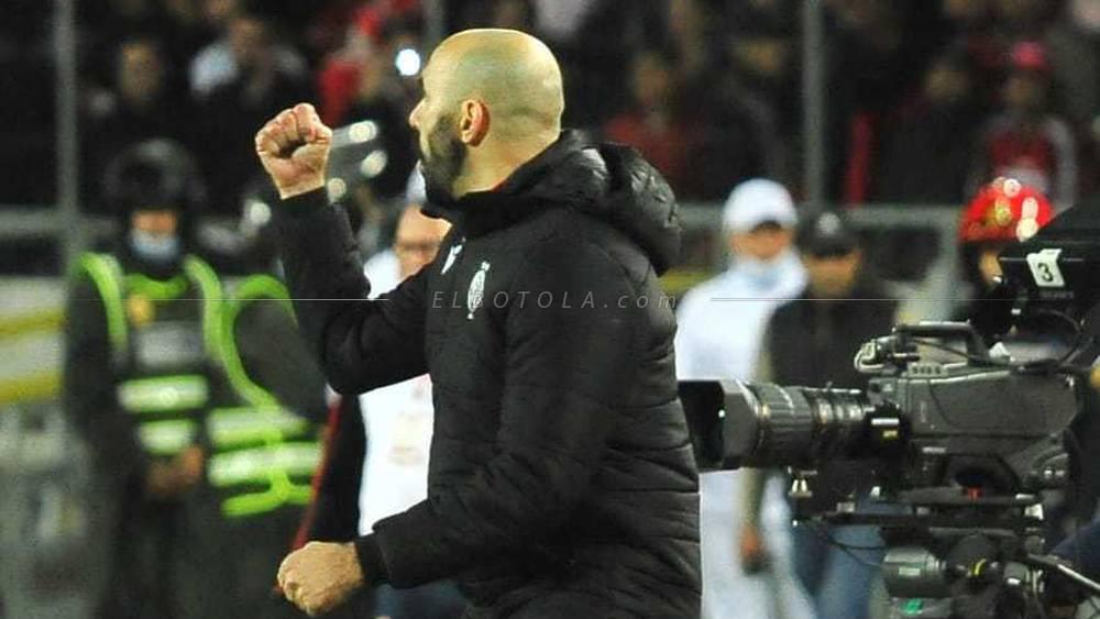 الركراكي: "اِيلا بْغيتي تربَح العُصبة خَاصك تْشم رائِحة الهزيمة وايلا بْغينا نْبقاو حَيِّين خَاصنا نْغامرو"