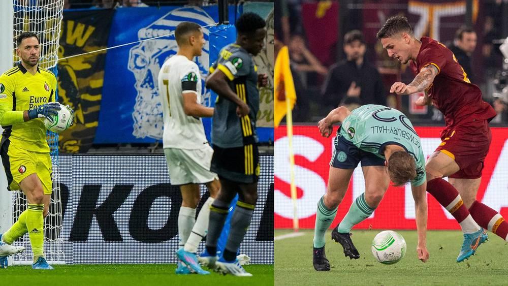 دوري المؤتمر الأوروبي/ روما يطيح بليستر سيتي ويضرب موعدا في النهائي مع فاينورد المتأهل على حساب مارسيليا