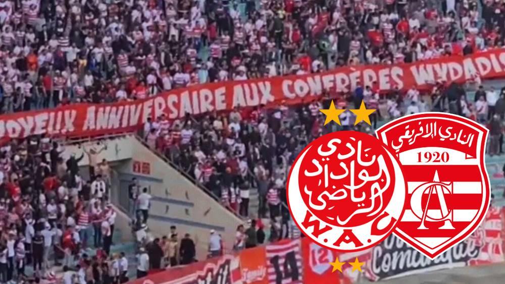 "أفريكان وينرز" تجدد تهنئة الوداد بذكرى التأسيس: "نتقدّم بخالص عبارات التهاني لجماهير الوداد عموما وألتراس وينرز 2005 التي نتقاسم معها نفس المبادئ"