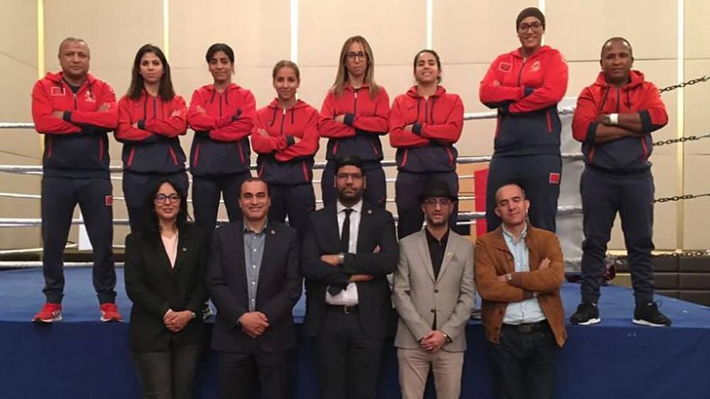 قنصل المغرب في إسطنبول يزور المنتخب الوطني النسوي للملاكمة لدعمه في بطولة العالم
