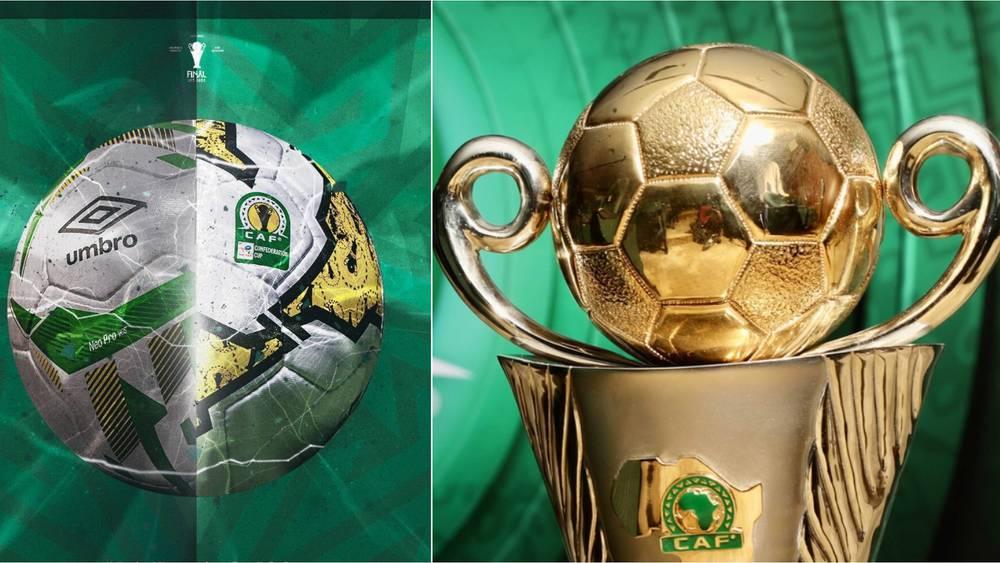 "الكاف" يكشف عن كرة نهائي كأس الكونفدرالية بين نهضة بركان وأورلاندو بيراتس