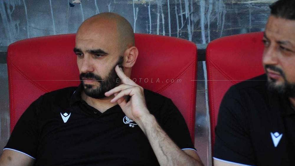 Walid Regragui :"On n'a encore rien fait en championnat marocain."