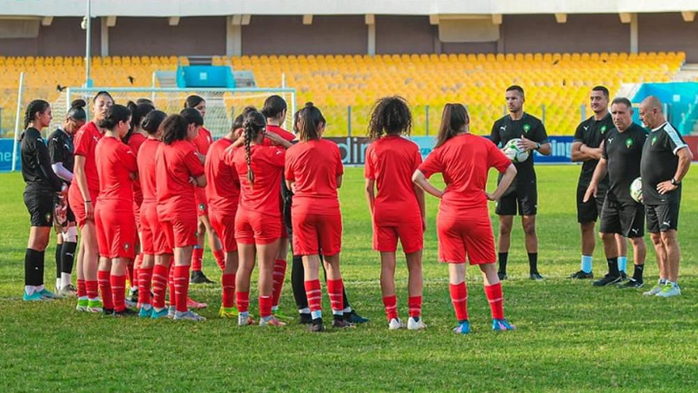 المنتخب المغربي النسوي لأقل من 17 سنة يجري آخر حصصه التدريبية في أكرا استعدادا لمواجهة غانا