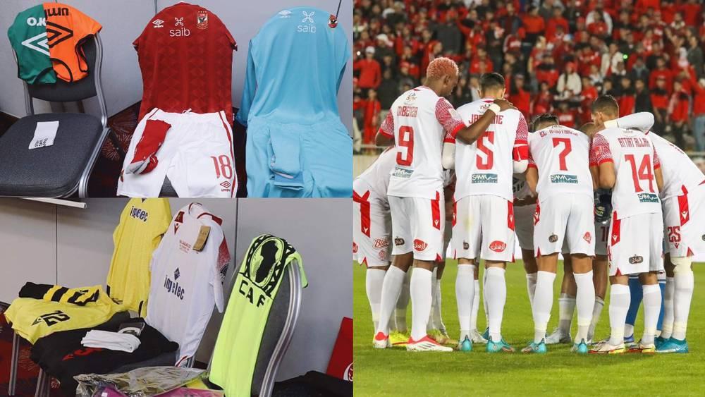 الوداد الرياضي يواجه الأهلي في النهائي بالقميص الأبيض والفريق المصري يرتدي زيه التقليدي الأحمر