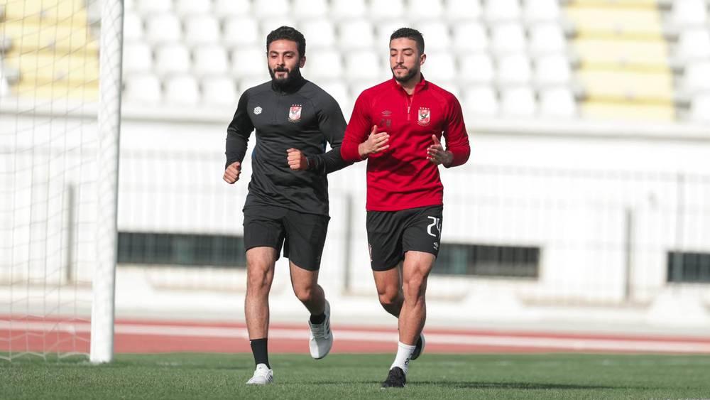 في حضور بانون.. محمد عبد المنعم يتدرب منفردا خلال "المران الأخير" للأهلي قبل النهائي أمام الوداد