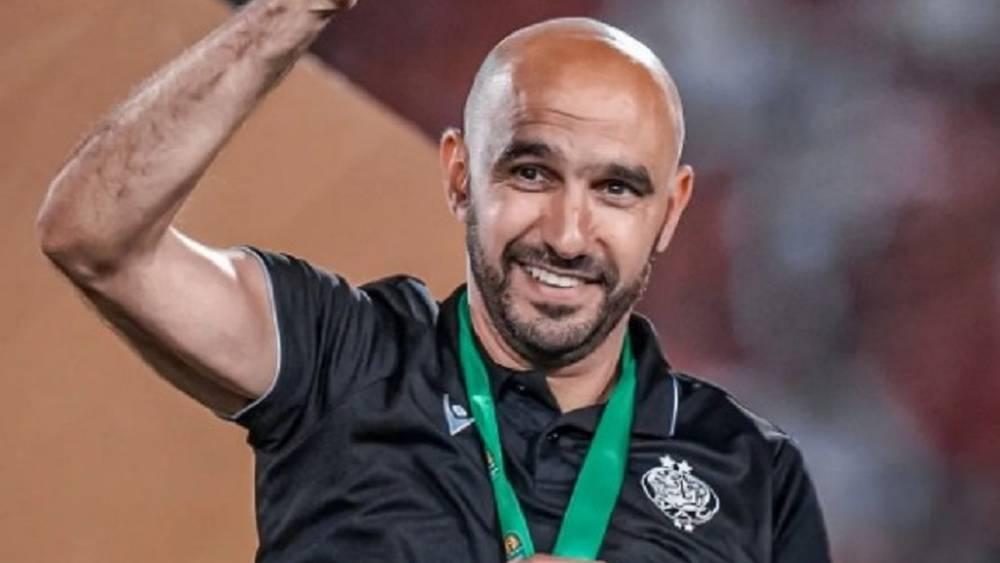 الركراكي: "فرحة لا توصف بعد أن نجحنا معًا في تحقيق لقب دوري أبطال أفريقيا للمرة الثالثة في تاريخ الوداد"