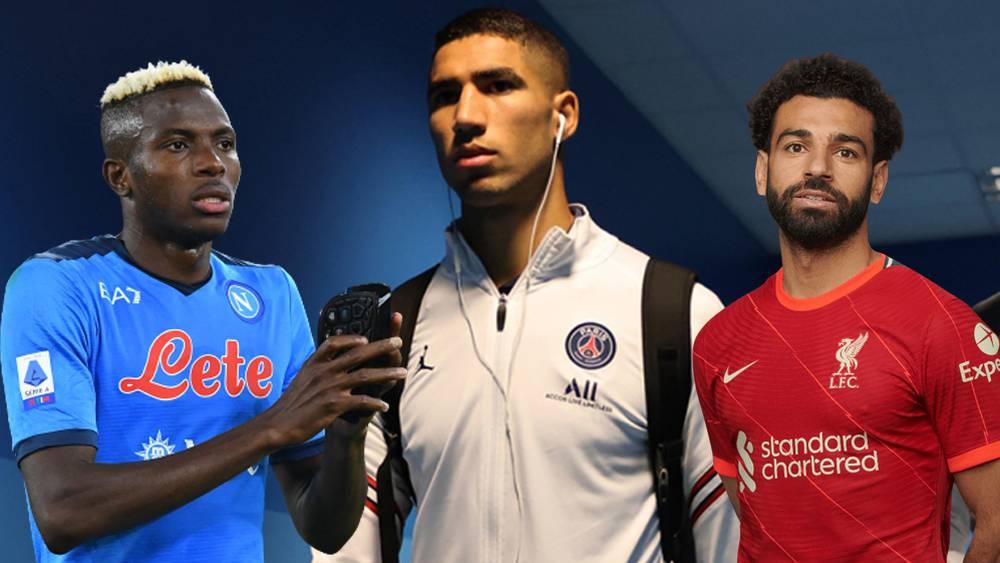 حكيمي أغلى لاعب عربي وأفريقي بقيمة تسويقية تبلغ 75.2 مليون يورو متفوقا على صلاح وأوسيمين