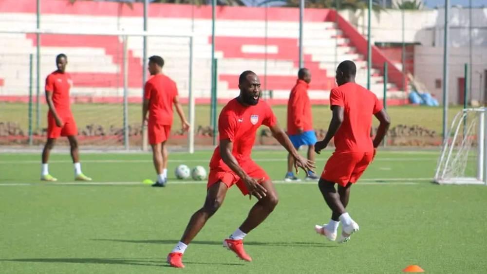 المنتخب الليبيري يجري حصته التدريبية الأولى في مركب "بنجلون" استعدادا لمواجهة المغرب