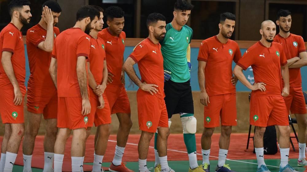 المنتخب المغربي للفوتسال يختتم تداريبه تأهبًا للقاء الكويت في افتتاح كأس العرب لكرة القدم داخل القاعة 2022