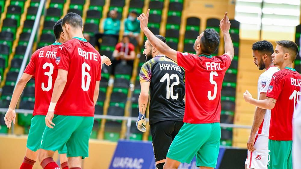 كأس العرب لـ"الفوتسال"/ المنتخب المغربي ينتصر على موريتانيا بـ(13-0) وينهي دور المجموعات بـ"العلامة الكاملة"