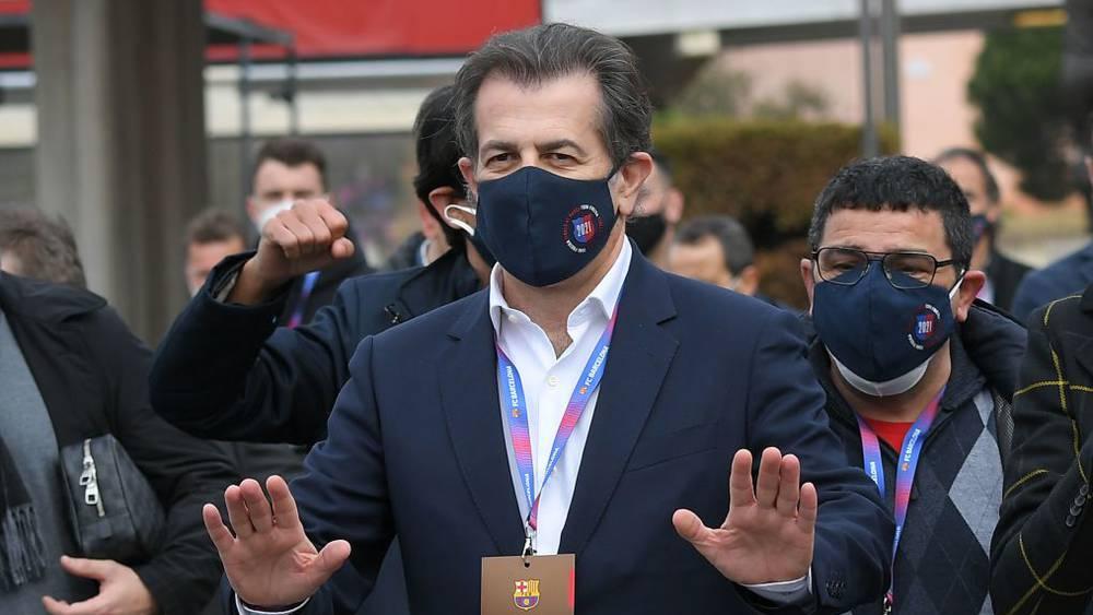 مرشح رئاسة برشلونة السابق: "لابورتا يبيع الوهم.. ليفاندوفسكي وكوندي ورافينيا وبيرناردو لن يأتوا"