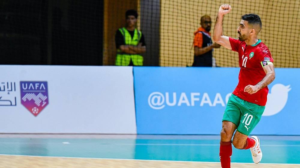 كأس العرب لـ"الفوتسال"/ اللجنة المنظمة تختار سفيان المسرار "رجل المباراة" في مواجهة المغرب ومصر