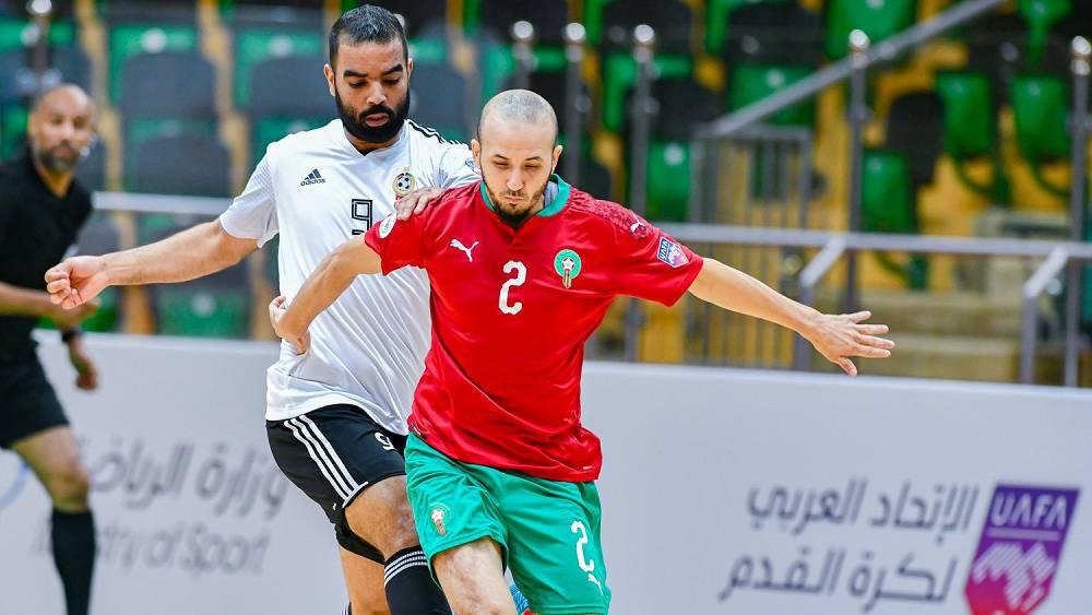 أشرف سعود (لاعب المنتخب المغربي للفوتسال): "بخبرة عناصرنا الوطنية وتكتيك المدرب تمكنا من الفوز بلقب كأس العرب"