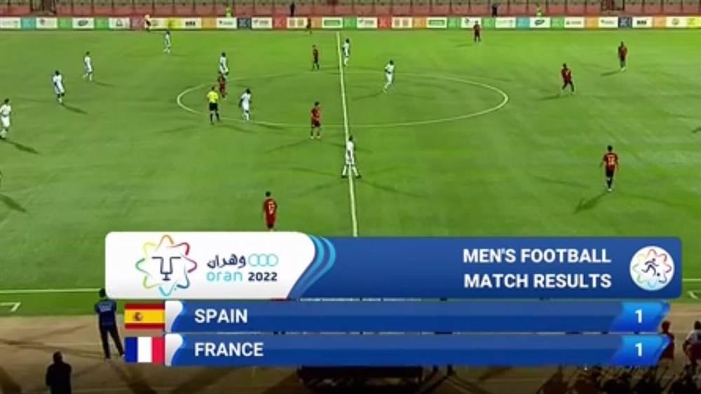 الألعاب المتوسطية/ فرنسا تتعادل مع إسبانيا وتنفرد بصدارة "مجموعة المغرب" في كرة القدم "رجال"