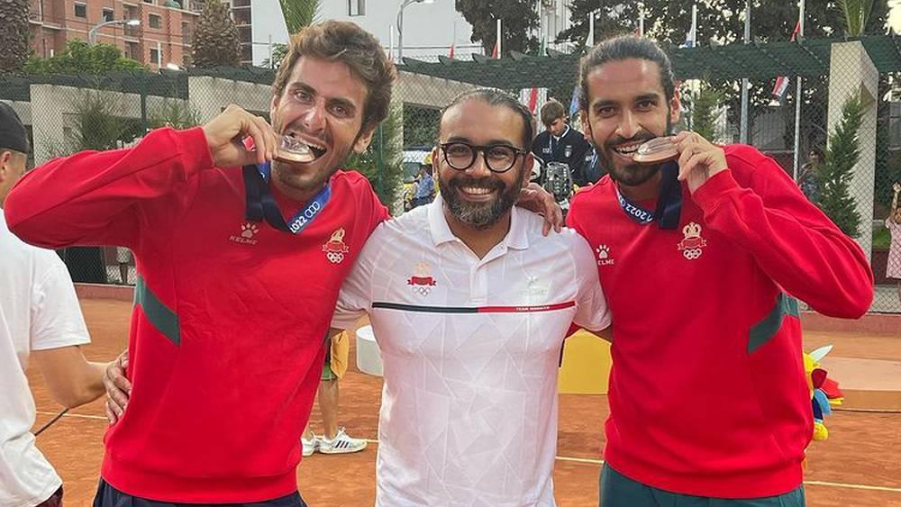 الألعاب المتوسطية "وهران 2022"/ التنس المغربي يحصد ميداليتيْن برونزيتيْن في الفردي والزوجي
