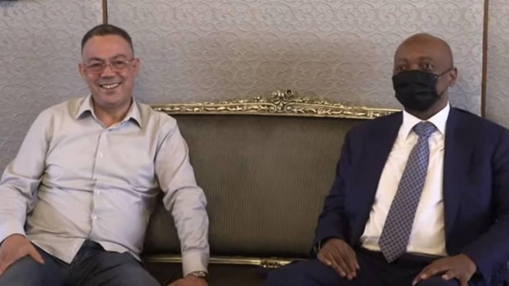 موتسيبي يحضر افتتاح كأس أمم أفريقيا للسيدات "المغرب 2022"