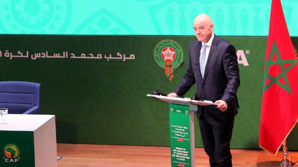 إنفانتينو: "المغرب ليس فقط بلد كبير في مجال كرة القدم بل هو بلد أشرف بنجاح على تنظيم العديد من التظاهرات الرياضية"