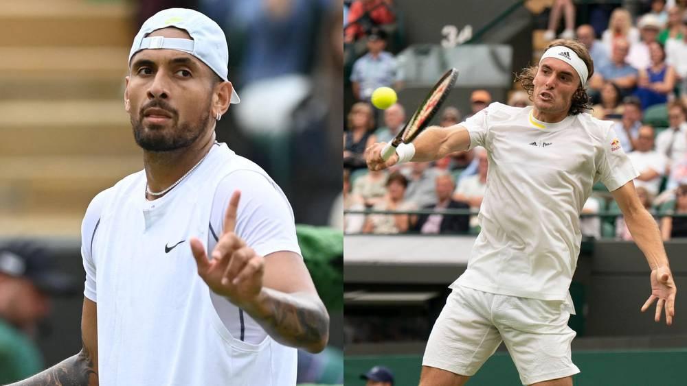 بعد تلفظهما ببذاءات مسموعة.. تغريم كيريوس وتسيتسيباس في بطولة "ويمبلدون"