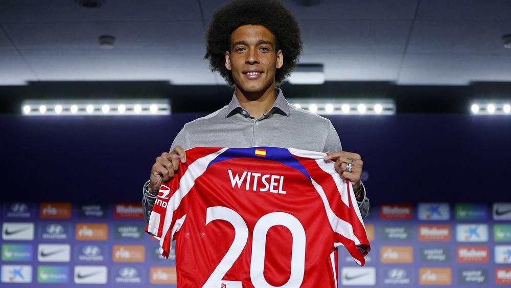 رسميًا/ أتلتيكو مدريد يُقدم البلجيكي أكسيل فيتسيل للجماهير بالرقم 20