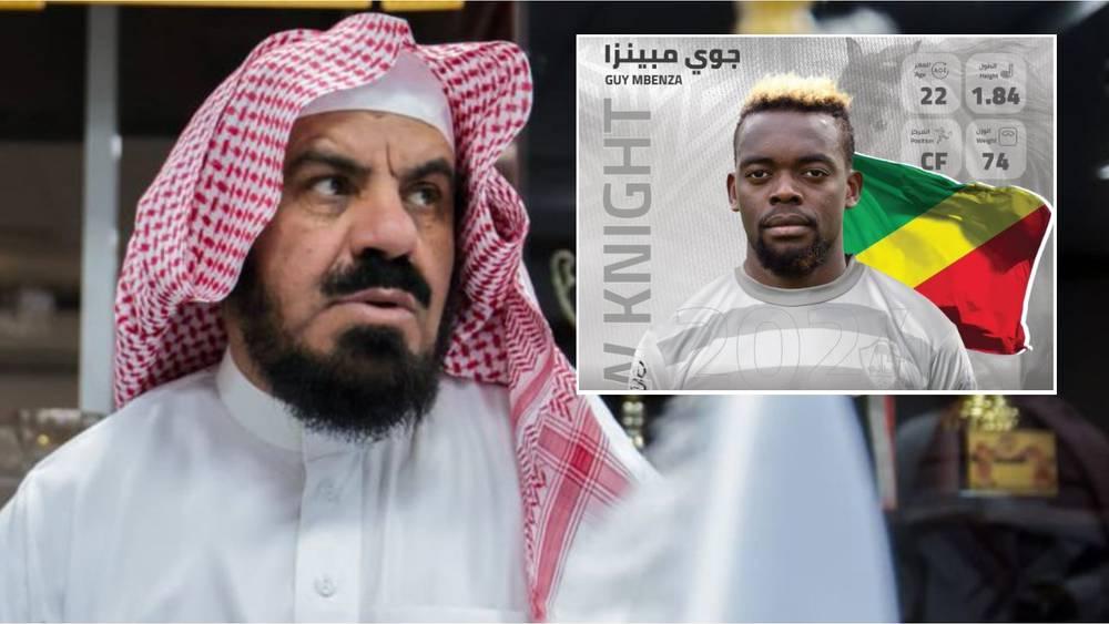 الضبعان (رئيس الطائي السعودي): "عقد مبينزا يمتد لموسمين قادمين مع إمكانية التجديد لسنة ثالثة"