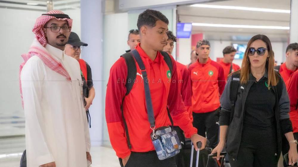 L'arrivée des Lions de l'Atlas U20 à Abha