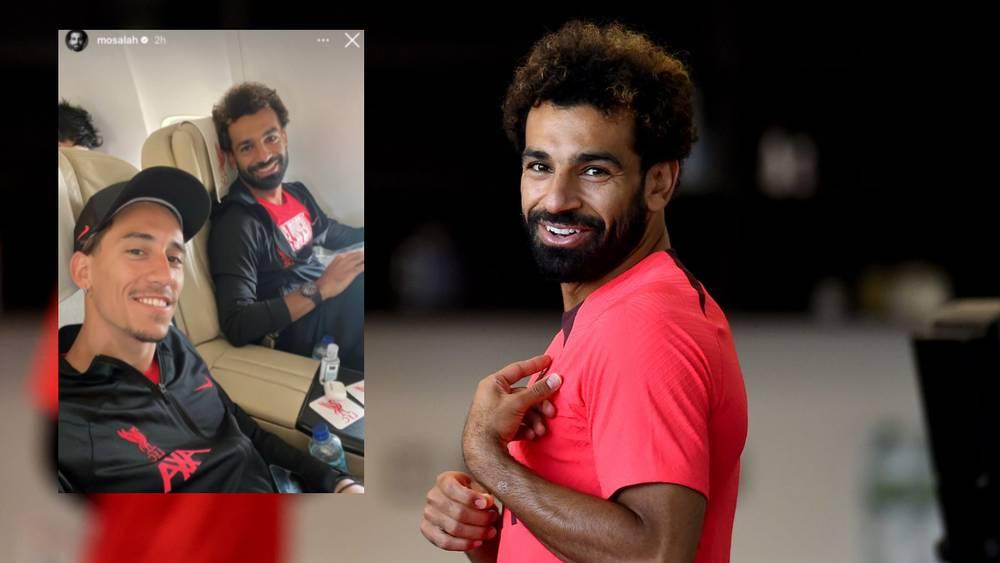 صلاح ينشر صورة أثناء سفره لألمانيا ويؤكد غيابه عن حفل جوائز "الكاف" بالرباط