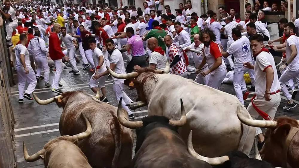 مقتل ثلاثة أشخاص جراء تعرضهم للنطح خلال إطلاق ثيران في إسبانيا