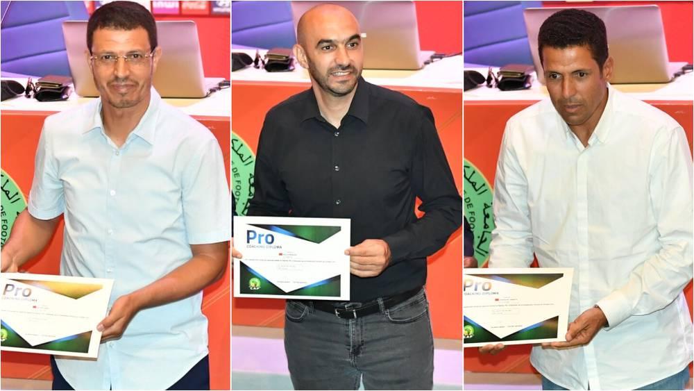 من بينهم الركراكي والطاوسي والزاكي.. 22 مدربا مغربيا يحصلون على دبلوم "كاف برو"