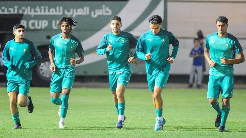 المنتخب المغربي لأقل من 20 سنة يستأنف تداريبه لمواجهة فلسطين في ثاني مبارياته في كأس العرب