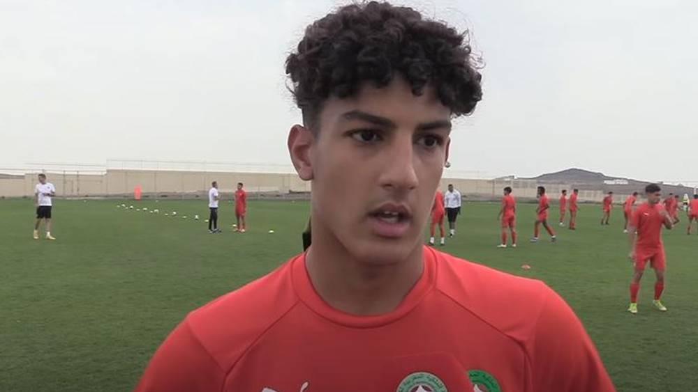 عثمان بوخريص (لاعب المنتخب المغربي لأقل من 20 سنة): "عازمون على تحقيق الانتصار أمام فلسطين والذهاب لأبعد نقطة ممكنة في كأس العرب"