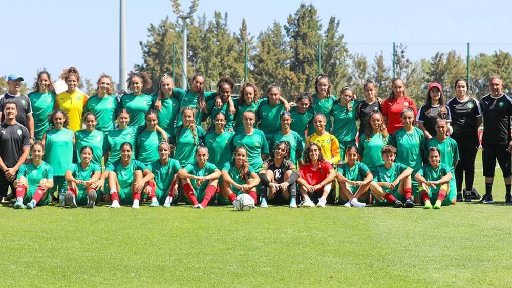 Première séance d'entraînement des Lioncelles de l'Atlas