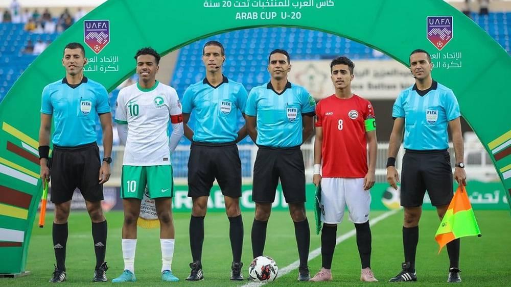 كأس العرب للشباب/  السعودية تضرب موعدا في النصف مع فلسطين بعد تجاوزها اليمن بركلات الترجيح في مباراة قادها الحكم جلال جيد