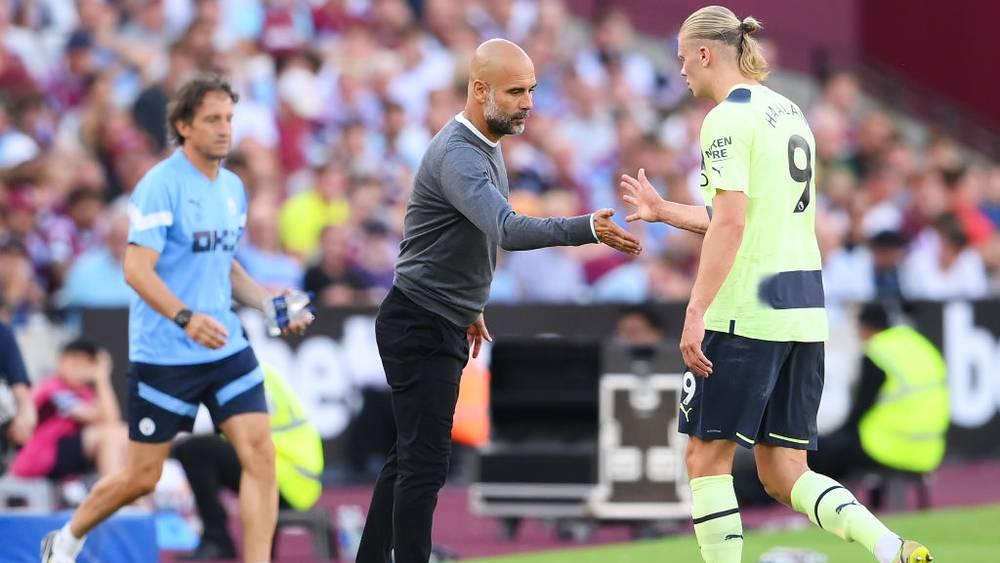 بيب غوارديولا: "لا أريد التقليل مما قدمه هالاند ولكننا تعاقدنا معه لتسجيل الأهداف"