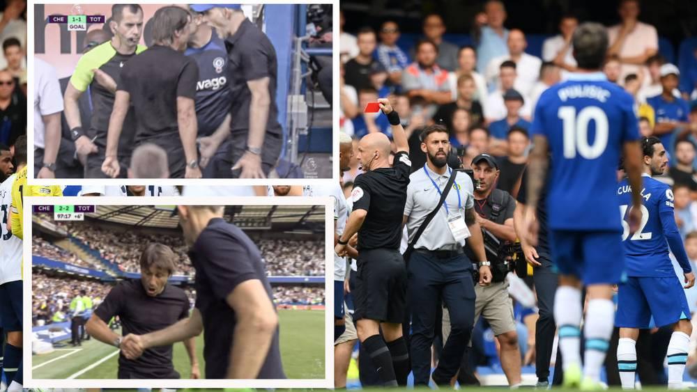 بالفيديو / كونتي وتوخيل "يتعاركان بالأيدي" بعد صافرة نهاية ديربي توتنهام وتشيلسي