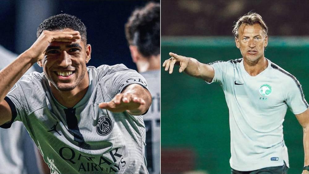 Hervé Renard vante les qualités d'Achraf Hakimi