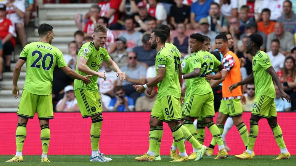 الدوري الإنجليزي/ مانشستر يونايتد يحصد انتصاره الثاني على حساب ساوثامبتون