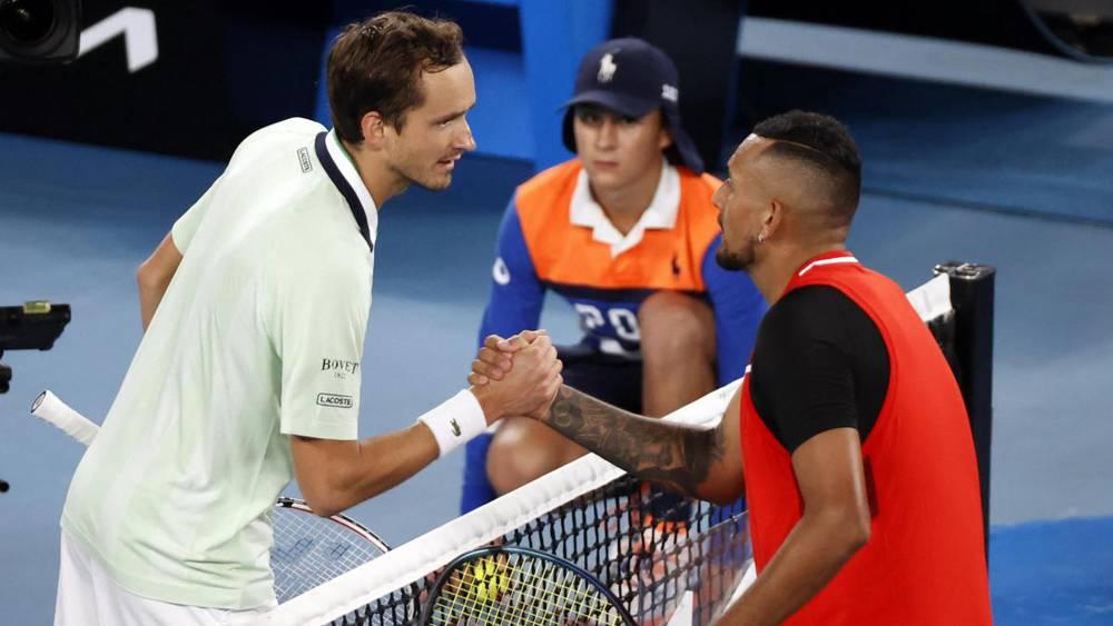 ميدفيديف يلتقي كيريوس في الدور الرابع لبطولة "أمريكا المفتوحة"