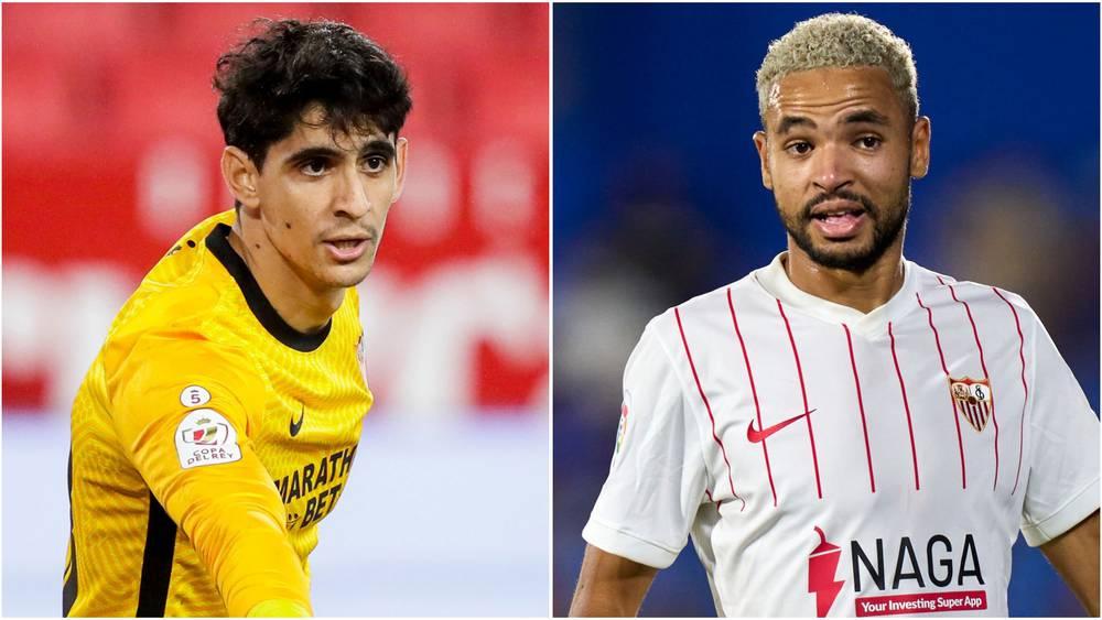 التشكيلة الأساسية لإشبيلية ضد برشلونة.. بونو يحافظ على رسميته والنصيري يُشارك لأول مرة منذ البداية هذا الموسم