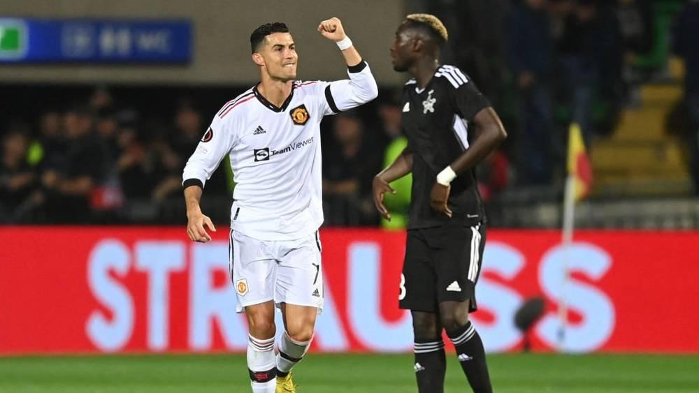 الدوري الأوروبي/ مانشستر يونايتد يتغلب على مضيفه شيريف المولدوفي ورونالدو يحرز هدفه الأول هذا الموسم