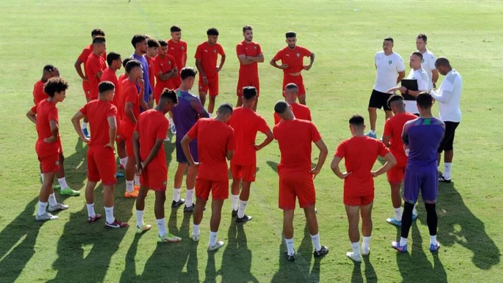 المنتخب المغربي تحت 20 سنة يجري أولى حصصه التدريبية في إسبانيا استعدادا للمشاركة في دوري مورسيا الدولي