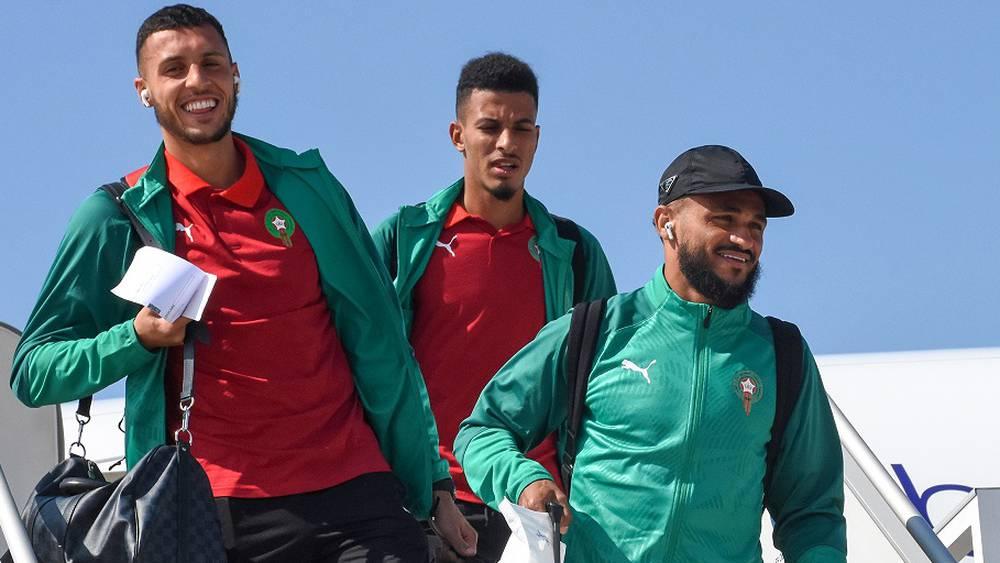 بعثة المنتخب المغربي تصل إلى برشلونة تحسبا لمواجهة التشيلي غدا الجمعة