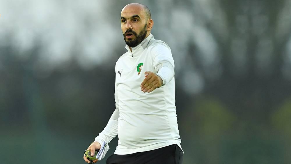 الركراكي: "أجتمع مع اللاعبين عبر تطبيق 'زوم' لمدة نصف ساعة يوميا ومعظم المدربين يشتغلون بنفس الطريقة"