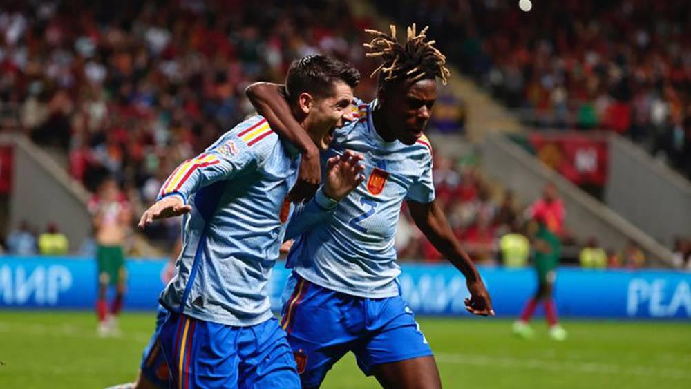 دوري الأمم الأوروبية/ إسبانيا تبلغ المربع الذهبي بعد فوزها على البرتغال (1-0)