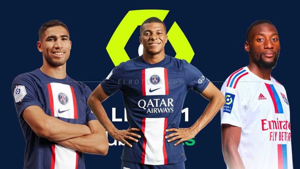 أشرف حكيمي ضمن قائمة أسرع 10 لاعبين في الدوري الفرنسي