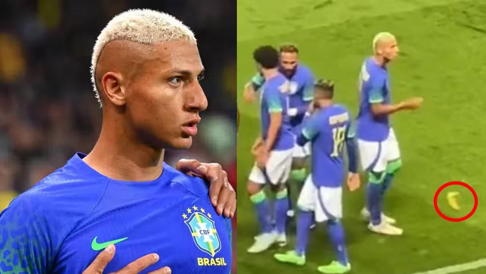 "الفيفا" يفتح تحقيقا في حادثة "رمي الموز" على ريتشارليسون في مباراة البرازيل وتونس