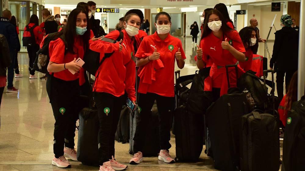 المنتخب المغربي النسوي تحت 17 سنة يتوجه إلى الهند تأهبا للمشاركة في "مونديال 2022" في رحلة تمر عبر قطر