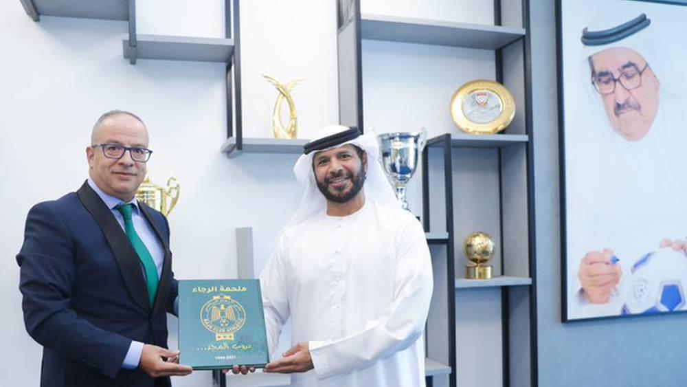 Botola - Aziz El Badraoui en visite à Al Nasr
